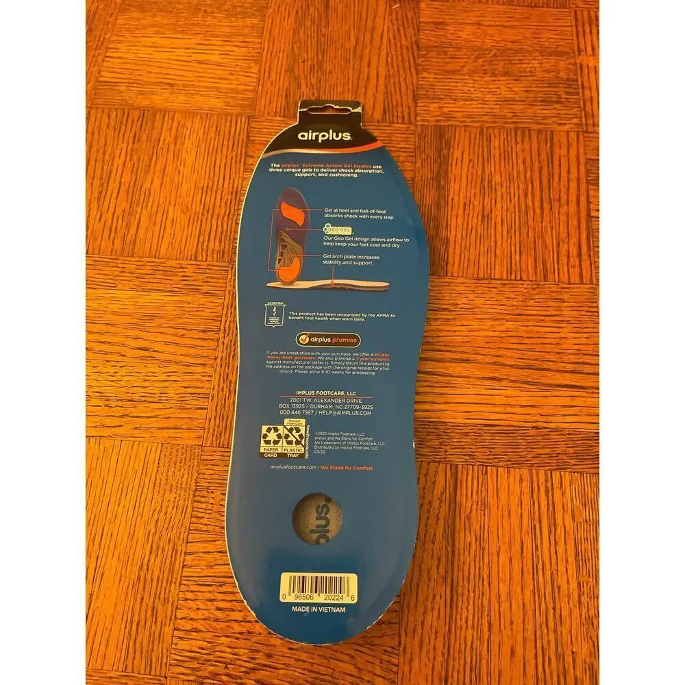 Air plus Extreme Active Gel insoles